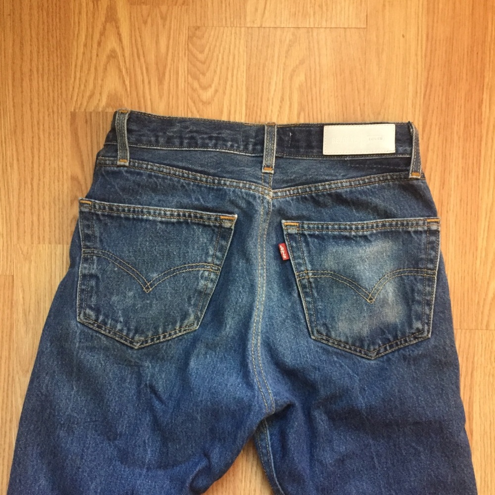 Re/done High Rise Jeans - Picture 3 of 4